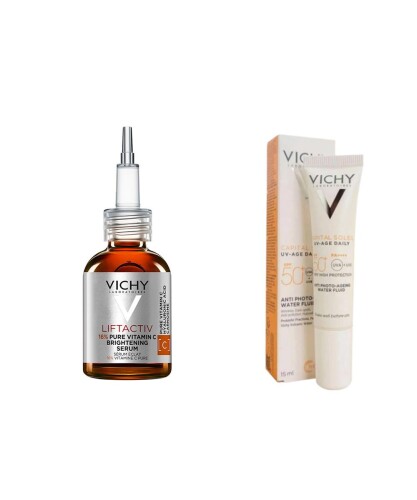 Vichy Liftactiv %16 Saf C Vitamini Serum 20 ml + Capital Soleil Uv Age Daily Spf 50 15 ml - Vichy