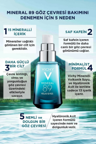 Vichy Mineral 89 Göz Çevresi Bakımı 15 ml - 4