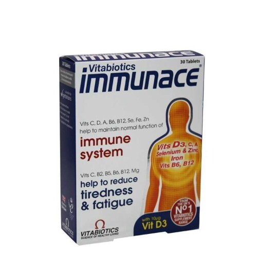 Vitabiotics Immunace Immune System 30 Tablets - Vitabiotics