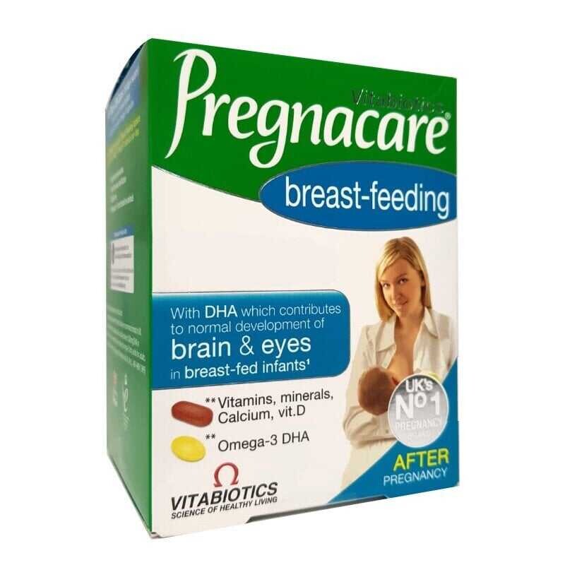 Vitabiotics Pregnacare Breast-Feeding Multivitamin, Mineraller ve Omega3 İçeren Takviye Edici Gıda 56 Tablet - 1
