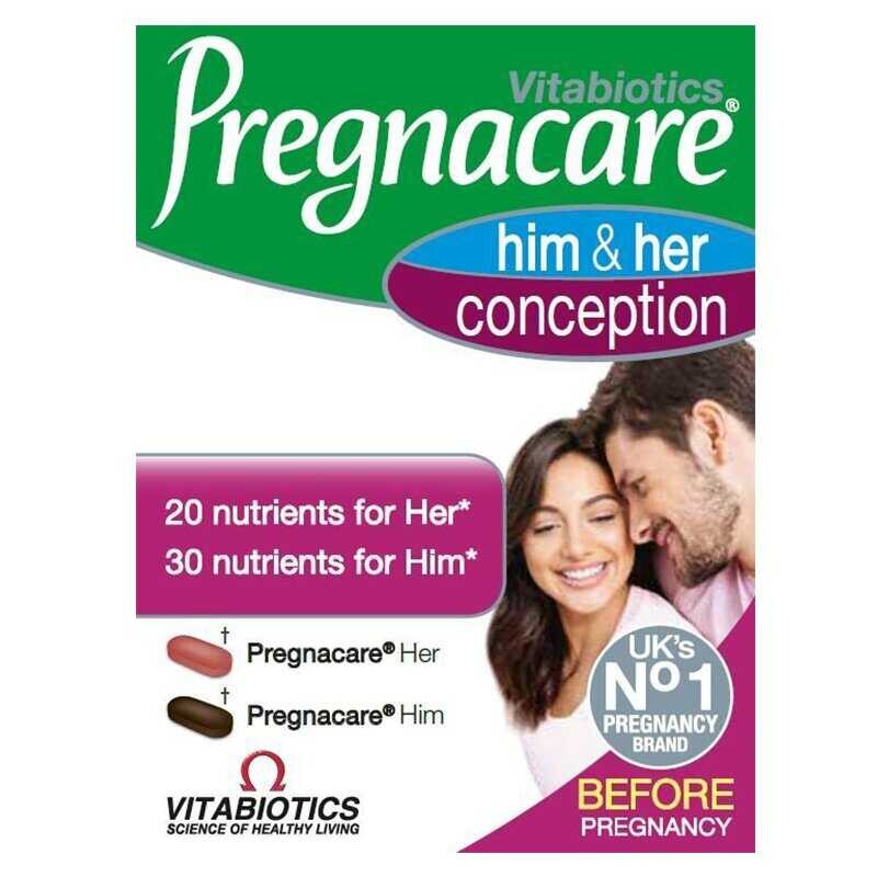 Vitabiotics Pregnacare Him and Her Conception Tablet 60 - 1