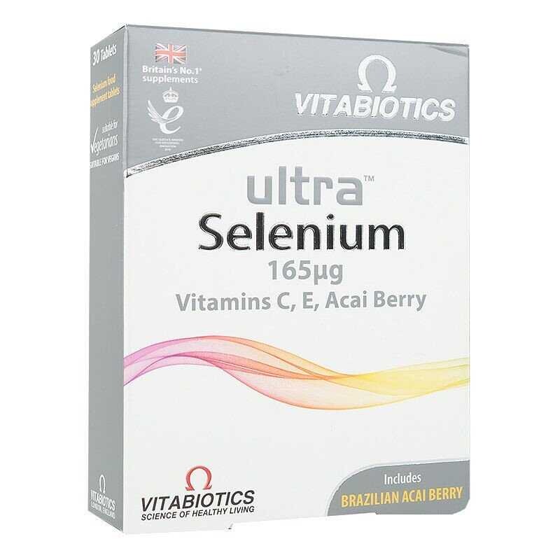 Vitabiotics Selenium 165 ug Takviye Edici Gıda 30 Tablet - 1