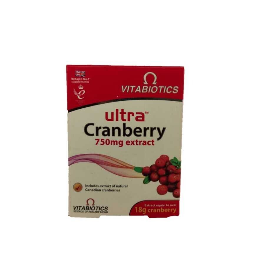 Vitabiotics Ultra Cranberry İçeren Takviye Edici Gıda 750 mg 30 Tablet - 1