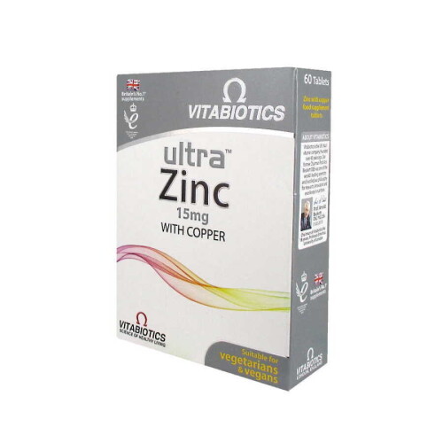 Vitabiotics Ultra Zinc - 60 Tablets - Vitabiotics
