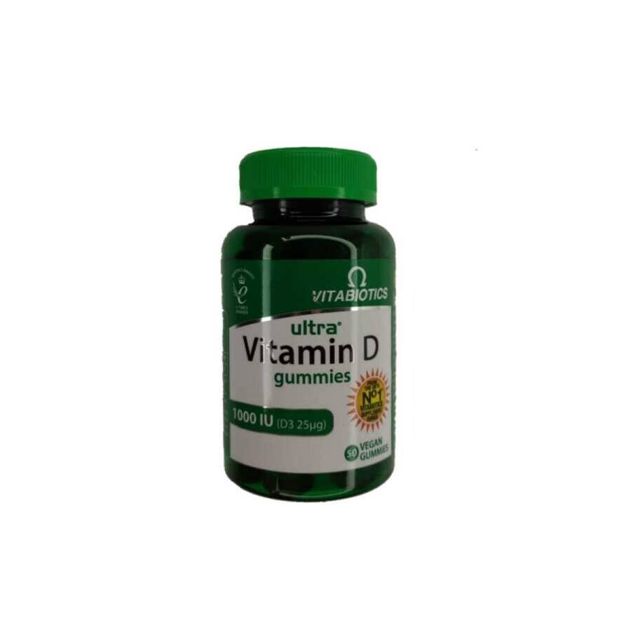 Vitabiotics Vitamin D Gummies Portakal Aromalı 50 Çiğnenebilir Kapsül - 1