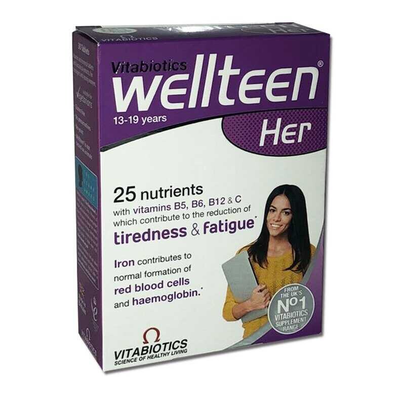 Vitabiotics Wellteen Her 13-19 years 30 Tablets - 1