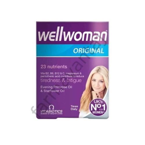 Vitabiotics Wellwoman Multivitamin Ve Mineraller İçeren Takviye Edici Gıda 60 Tablet - Vitabiotics