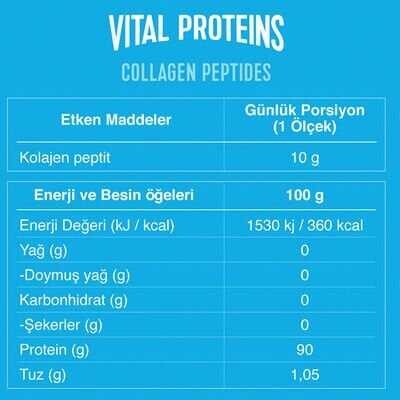 Vital Proteins Collagen Peptides (Sığır Kolajeni) 284 gr - 2