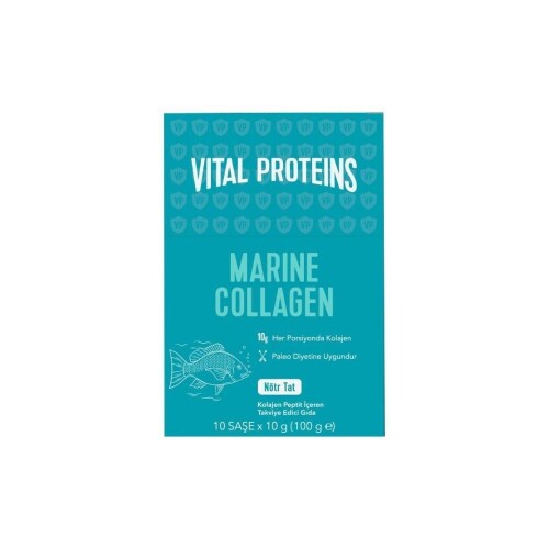 Vital Proteins Marine Collagen 10g x10 Saşe (100g Balık Kolajeni) - Nestle