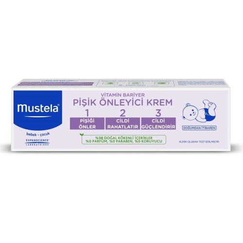 Vitamin Barrier 1-2-3 Cream 100ml - Mustela