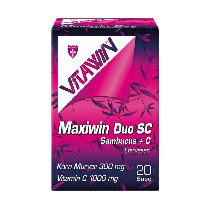 Vitawin Maxiwin Duo Sambucus + C Vitamini Efervesan 20 Saşe - 1
