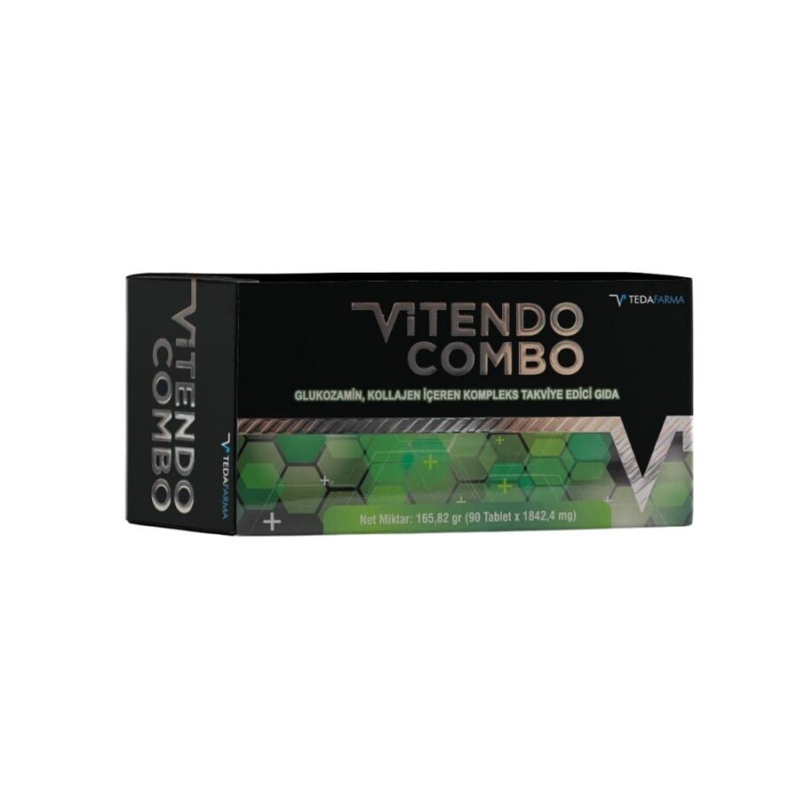 Vitendo Combo Glukozamin, Kolajen İçeren Kompleks Takviye Edici Gıda 90 Tablet - 1