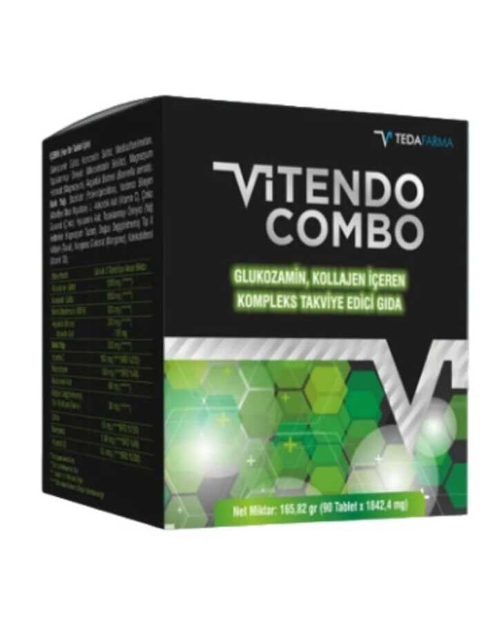 Vitendo Combo Glukozamin, Kolajen İçeren Kompleks Takviye Edici Gıda 90 Tablet - 1