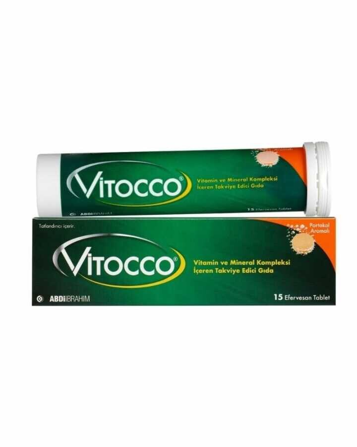 Vitocco Vitamin ve Mineral Kompleksi 15 Efervesan Tablet - 1