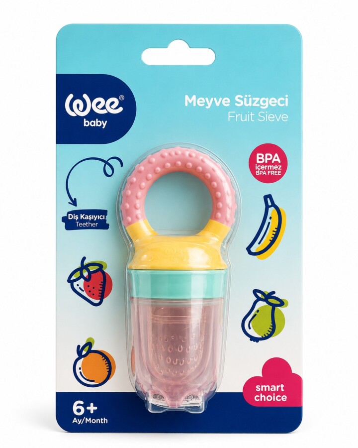Wee Baby Silikon Meyve Süzgeci - 1