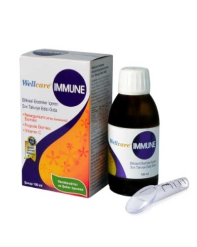 Wellcare Immune Sıvı Takviye Edici Gıda 150 ml - Wellcare