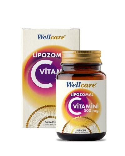 Wellcare Lipozomal C Vitamini 500 mg 30 Kapsül 
