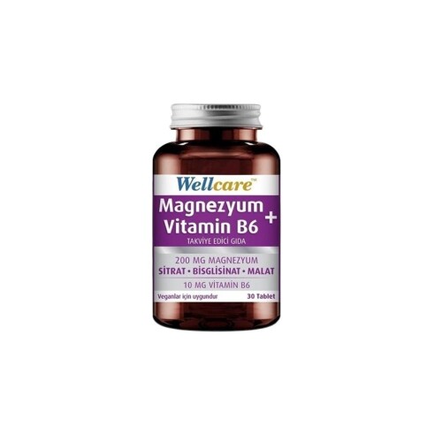 Wellcare Magnezyum Vitamin B6 30 Tablet - Wellcare