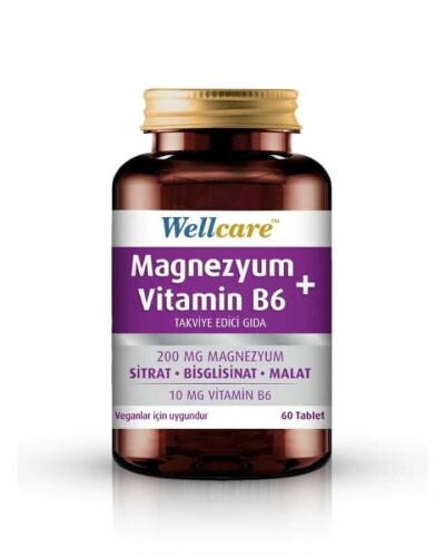 Wellcare Magnezyum Vitamin B6 60 Tablet 