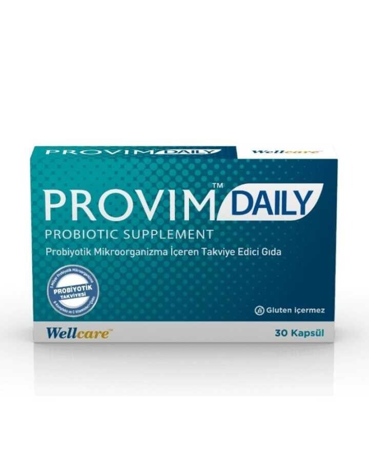 Wellcare Provim Daily Probiyotik Takviye Edici Gıda 30 Kapsül - 1
