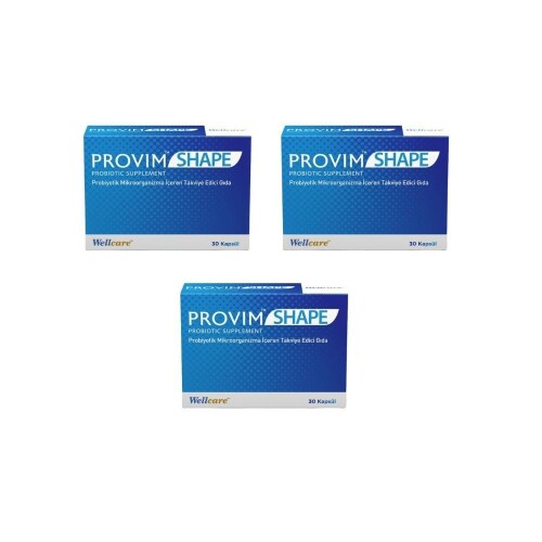 Wellcare Provim Shape Probiyotik 30 Kapsül 3 AL 2 ÖDE - Wellcare