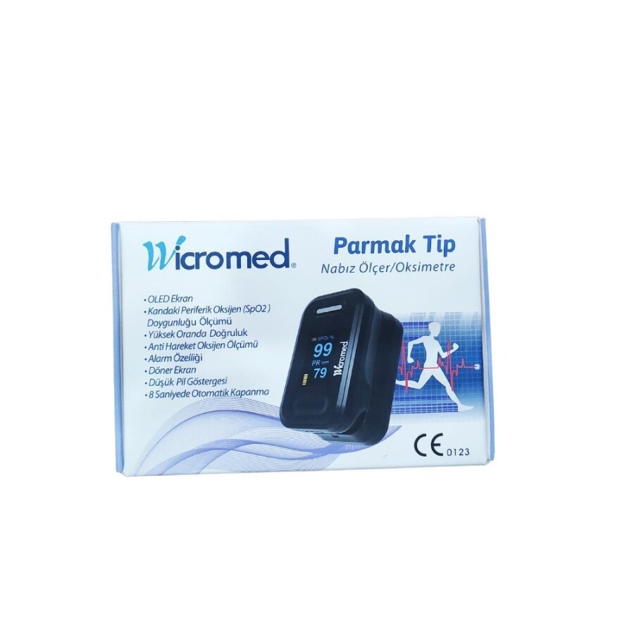 Wicromed Parmak Tip Nabız Ölçer Oksimetre - 1