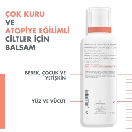 Avene Xeracalm A.D Baume Relipidant Besleyici, Rahatlatıcı, Nemlendirici Balsam 400ml - 4