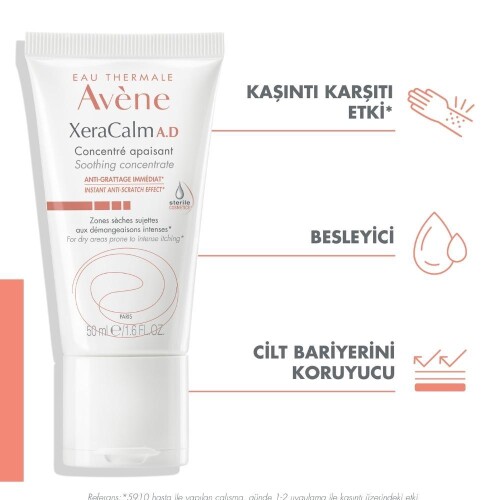 Avene XeraCalm A.D. Concentre Apaisant Konsantre Yatıştırıcı Krem 50ml - 2