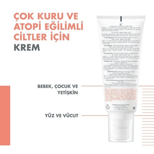 Avene Xeracalm A.D Creme Relipidante Çok Kuru & Atopi Eğilimli Ciltler Yatıştırıcı Nemlendirici Krem 200ml - 4