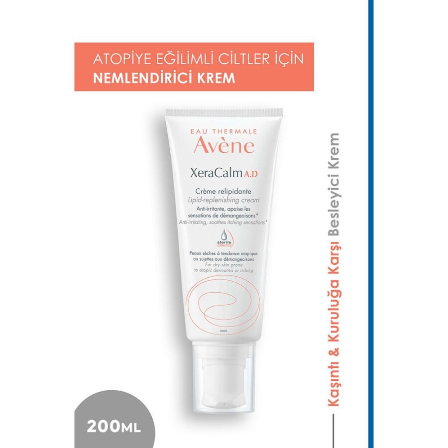 Avene Xeracalm A.D Creme Relipidante Çok Kuru & Atopi Eğilimli Ciltler Yatıştırıcı Nemlendirici Krem 200ml - 2