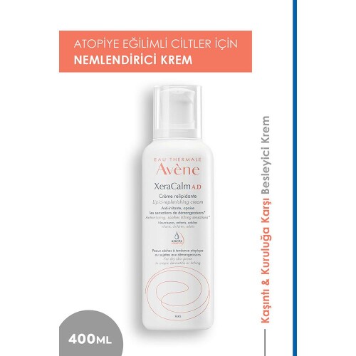 Avene Xeracalm A.D Creme Relipidante Çok Kuru & Atopi Eğilimli Ciltler Yatıştırıcı Nemlendirici Krem 400ml - 2