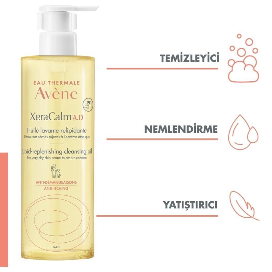 Avene XeraCalm A.D Lipid-Repleshing Cleansing Oil Temizleyici Yağ 400ml - 2