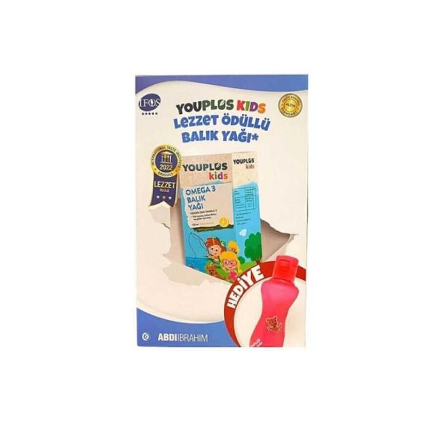 Youplus Kids Omega 3 Balık Yağı 150ML Suluk Hediyeli - 2