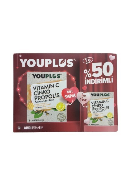 Youplus Vitamin C Çinko Propolis 20 Efervesan Tablet 2 Adet - 1