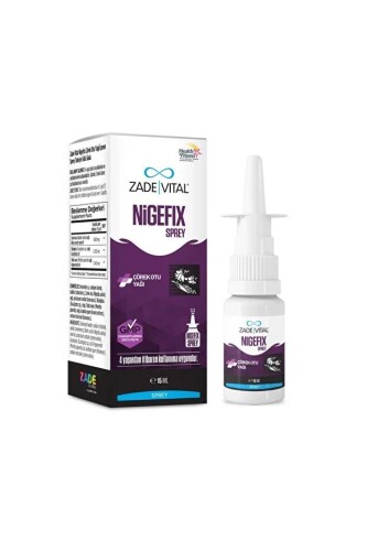 Zade Vital Nigefix Çörek Otu Yağı İçeren Nazal Sprey 15 ML - Zade Vital