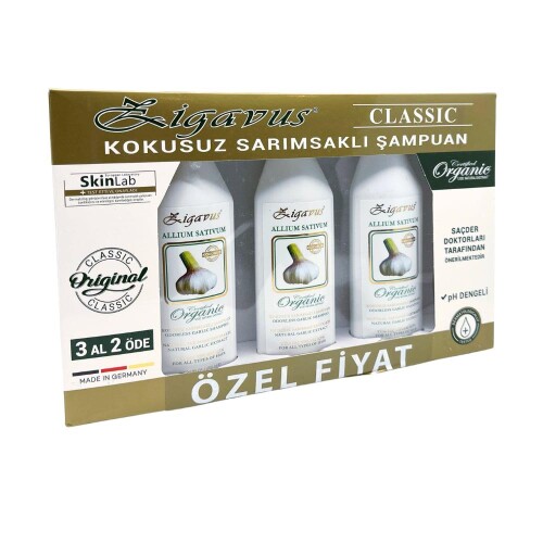 Zigavus Kokusuz Sarımsaklı Şampuan 3 Al 2 Öde - Zigavus