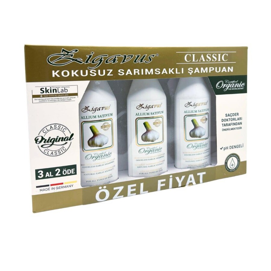 Zigavus Kokusuz Sarımsaklı Şampuan 3 Al 2 Öde - 1