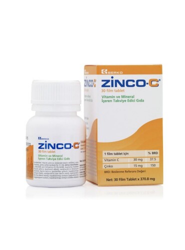 Zinco-C 15 mg 30 Tablet - Berko